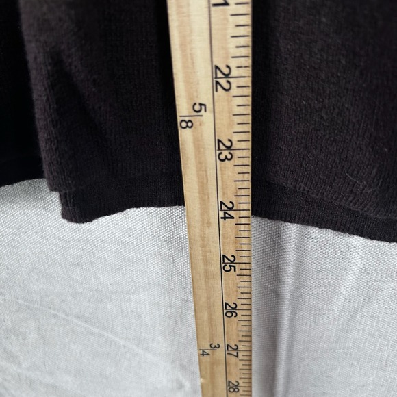 The North Face Mens Brown Wool Blend 1/4 Zip Pullover Sweater Size Medium 751 - Picture 6 of 7